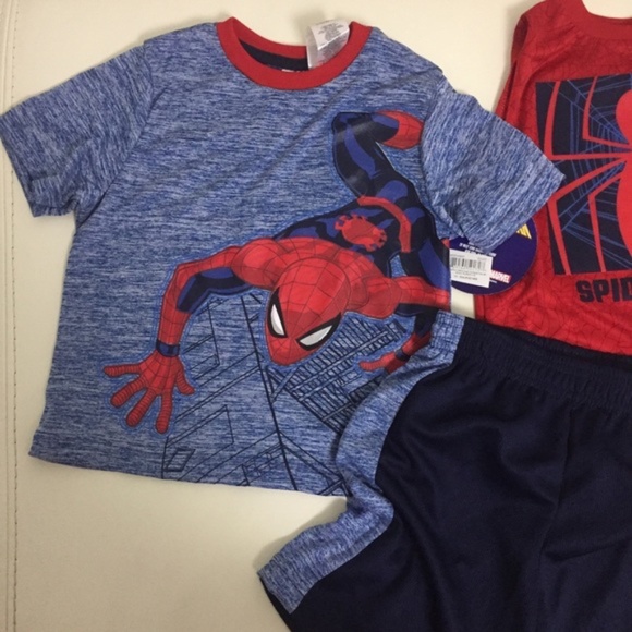 Marvel Spiderman 3 pieces shorts set - Picture 2 of 6